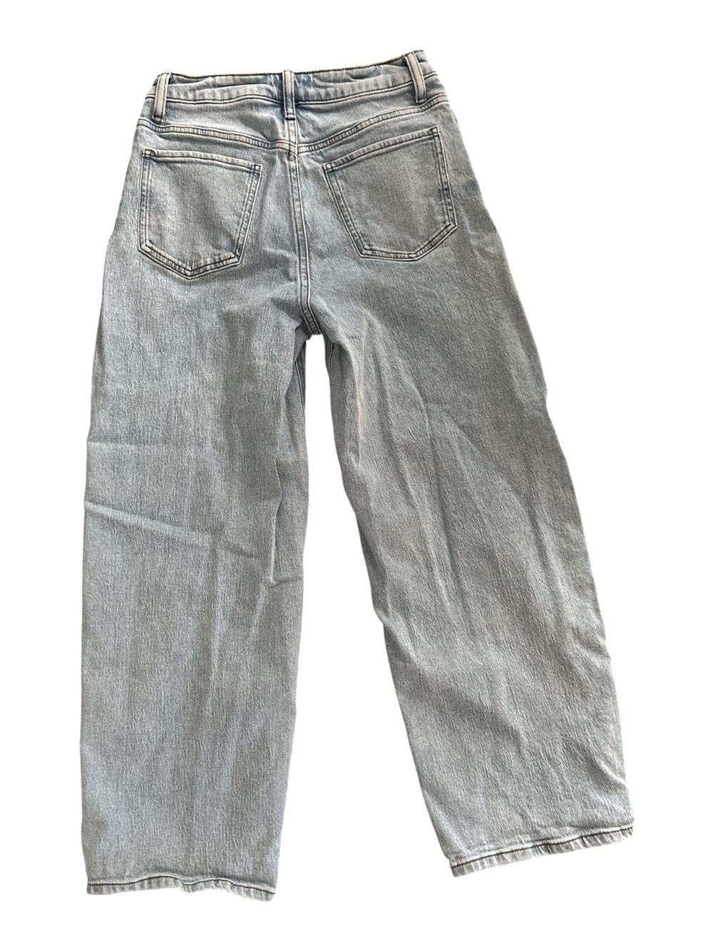 Quince Bella Stretch Light Wash Wide Leg Baggy Jeans 27 Organic Cotton - Picture 6 of 9